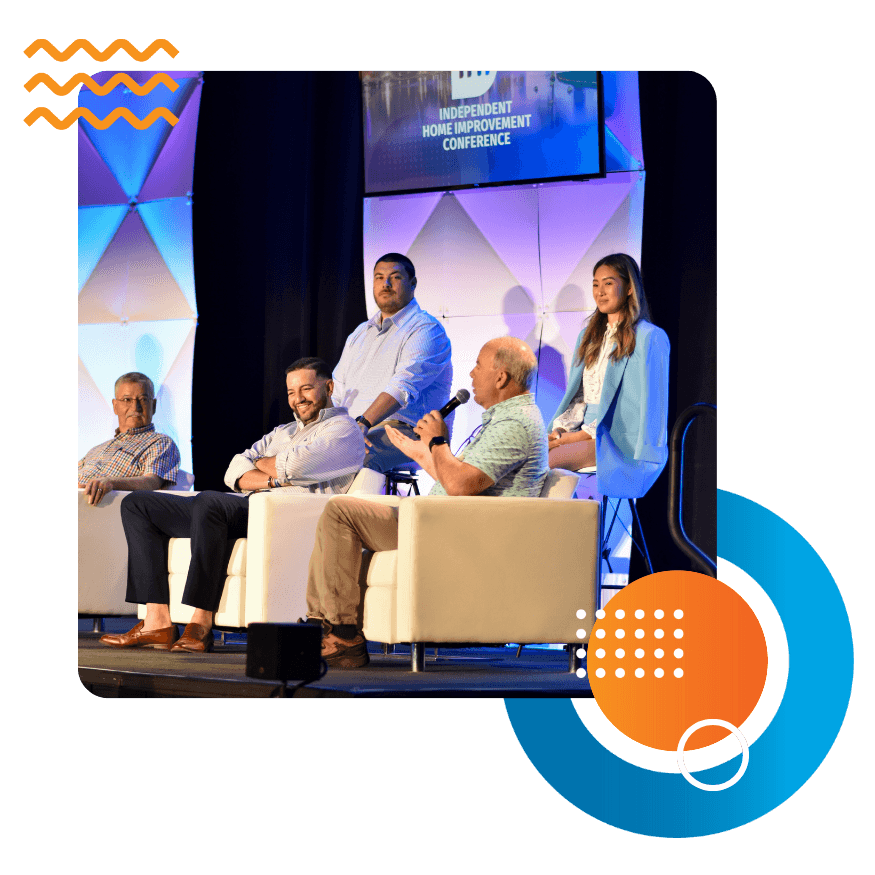 Select NHPA's Young Retailer of Year and Beacon Award honorees talk on stage.